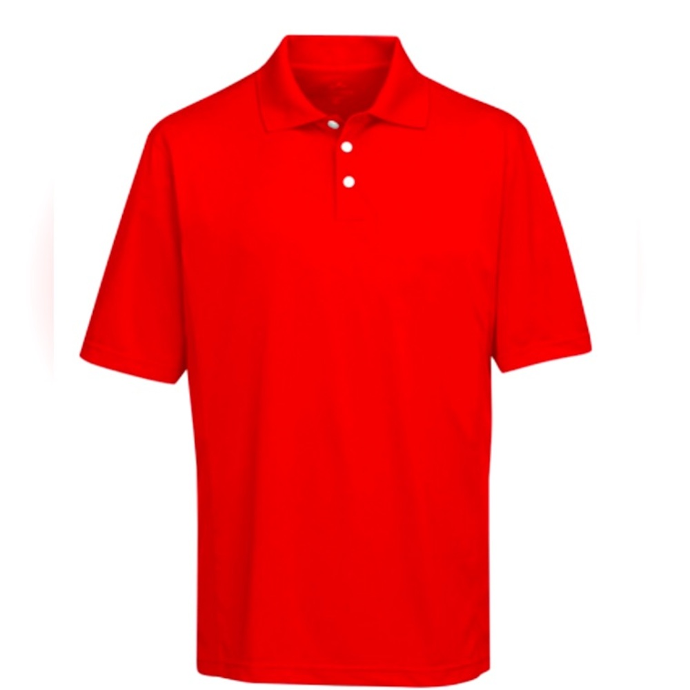NWT Tri-Mountain Performance Vigor Mens Golf Shirt XL Red